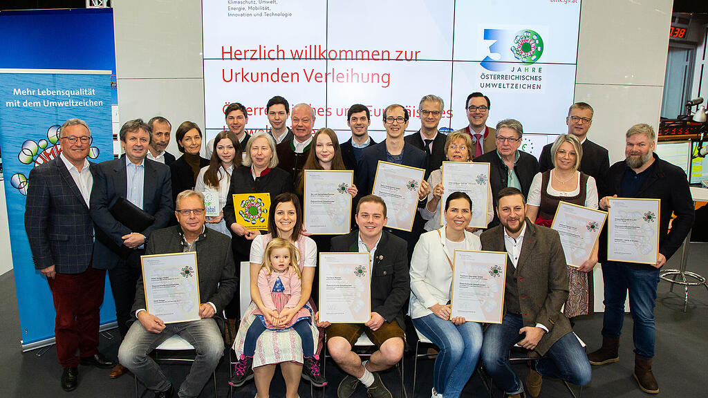 Österreichisches Umweltabzeichen in Salzburg verliehen
