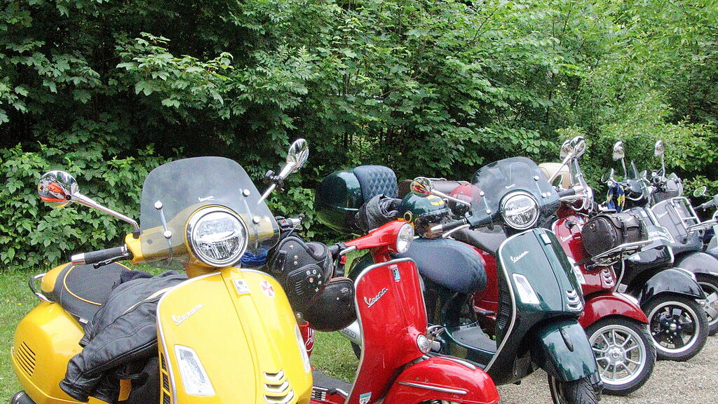 Vespa Treffen beim Latschenwirt