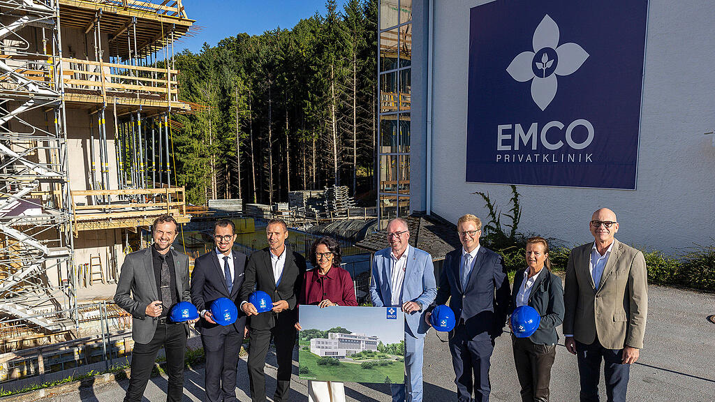 EMCO Privatklinik investiert 10 Millionen Euro in Ausbau am Dürrnberg bei Hallein