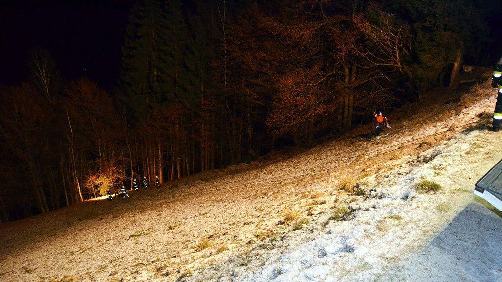 Pkw-Absturz in St. Johann