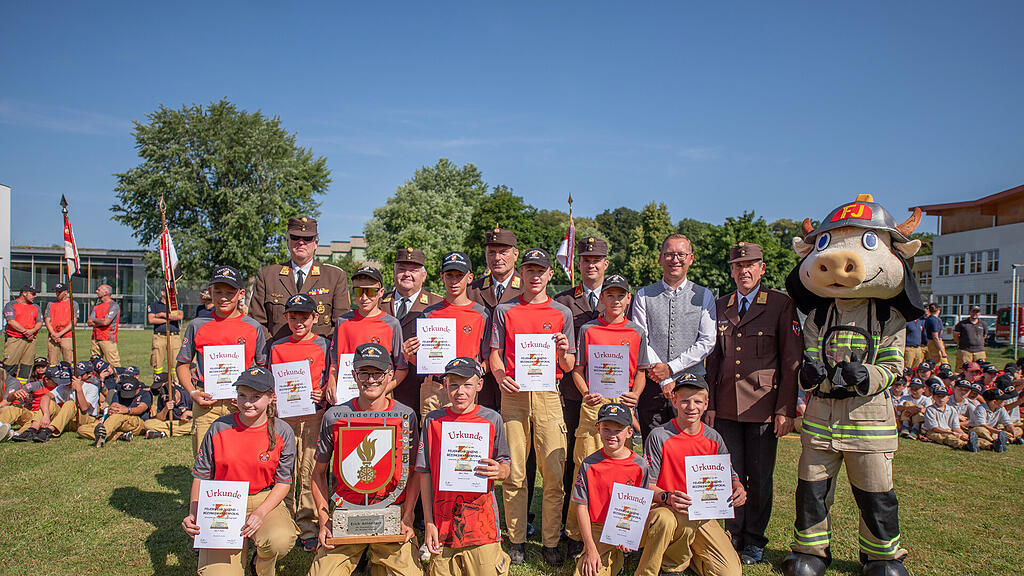 Bezirksjugendlager Feuerwehrjugend in Oberndorf