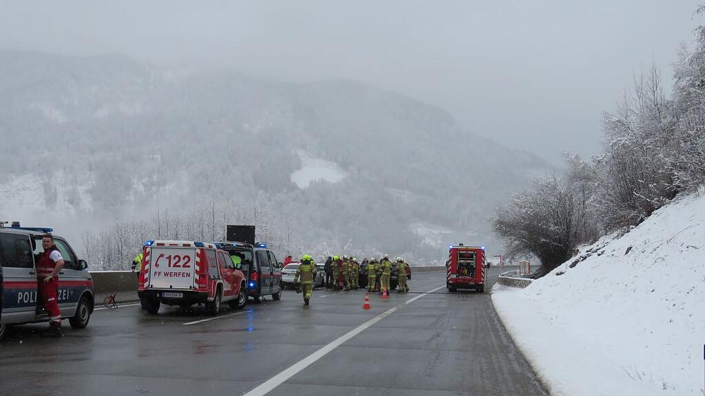 Unfall A10 Pongau