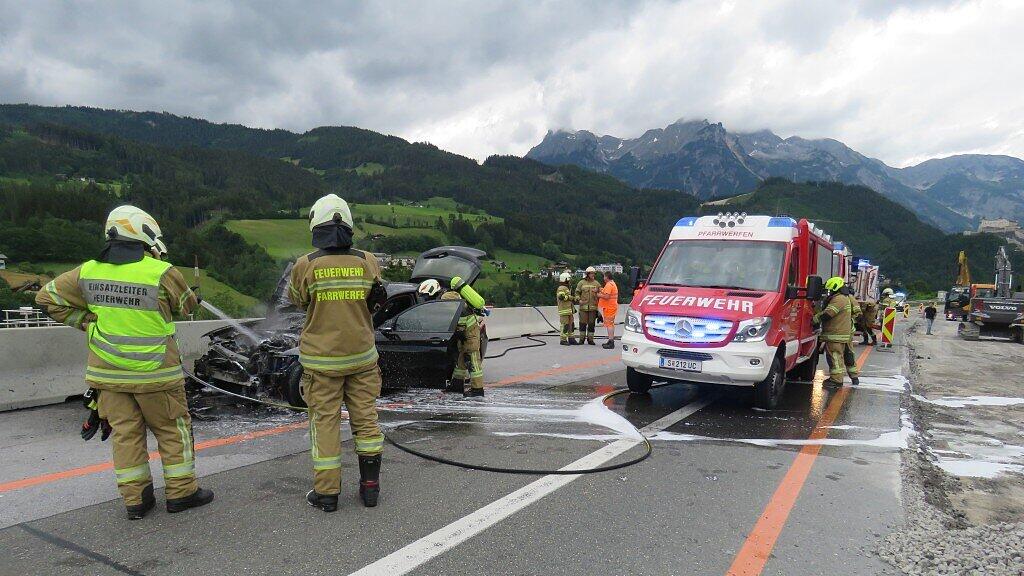 Brand, A1, Pfarrwerfen