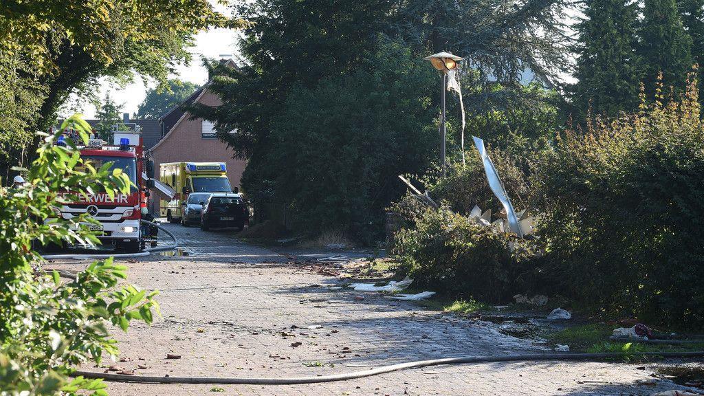 Tote bei Explosion in Bremer Reihenhaus