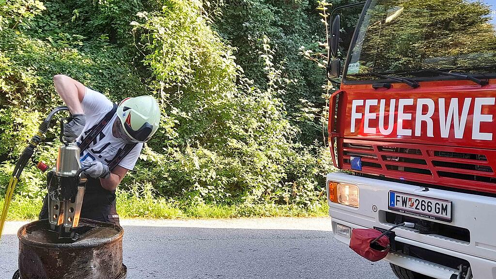 Fass in Traun gefunden