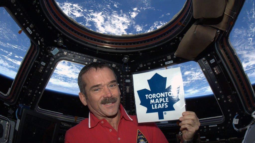 Astronaut Chris Hadfield auf der ISS