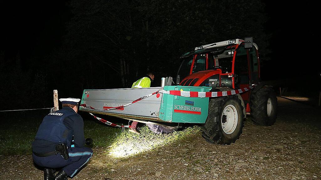 Mit diesem Traktor ereignete sich der tragische Unfall