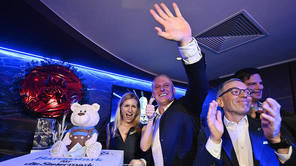 FPÖ-Wahlparty in der Steiermark