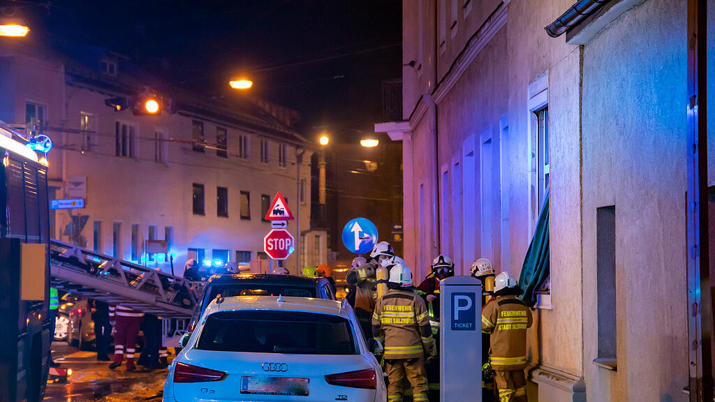 Keller-Brand in der Elisabethstraße