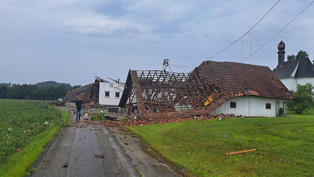 Unwetter-Einsätze OÖ