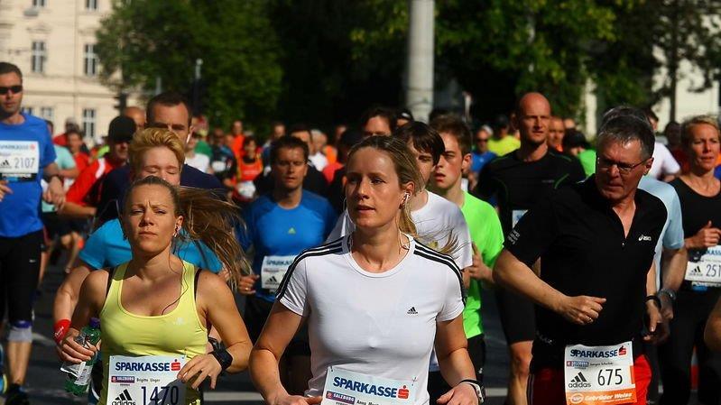 Erste Bilder vom Salzburg-Marathon