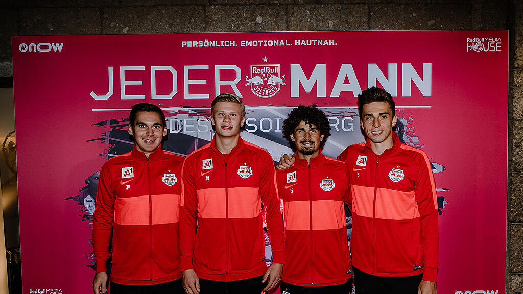 Red Bull Salzburg, Kinopremiere, Maximilian Wöber, Erling Haaland, André Ramalho, Albert Vallci