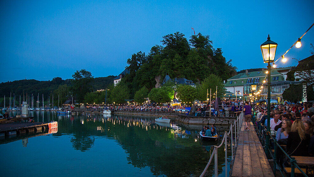 Beim Mattsee Seefest spielte auch das Wetter mit.