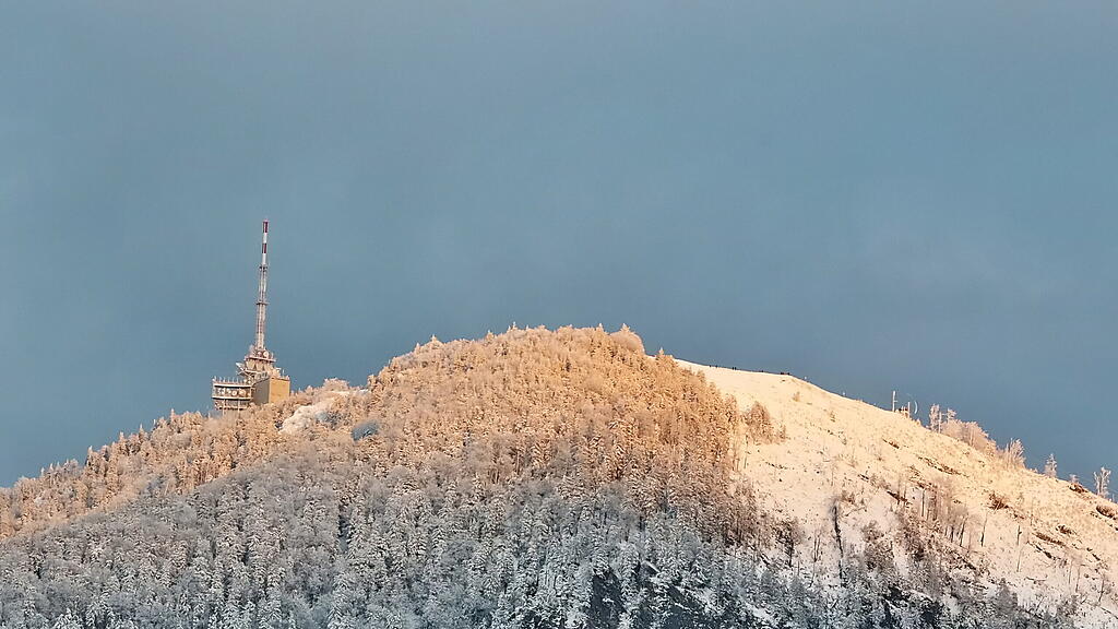 Schnee am Gaisberg