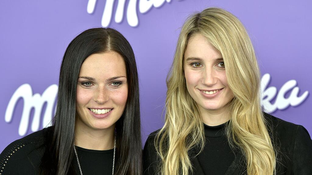 Österreichs Wintersport-Stars Anna Veith und Anna Gasser schielen bereits auf Olympia.