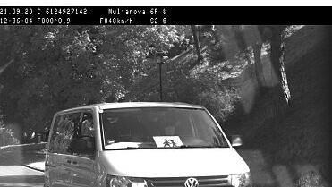 Schülertransporter geblitzt