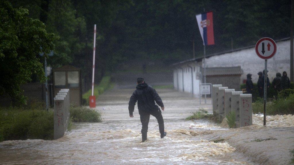 Unwetter am Balkan