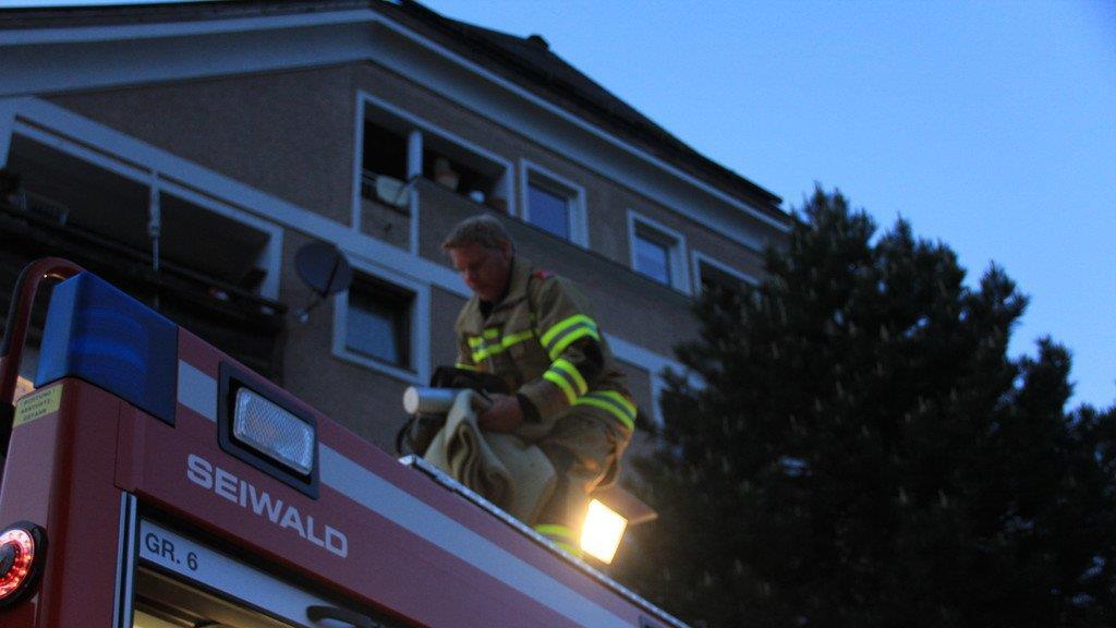 Blitzeinschlag im Sägewerk