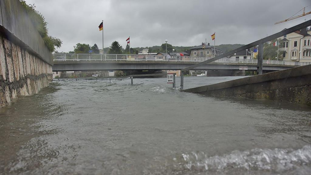 Gmunden überschwemmt