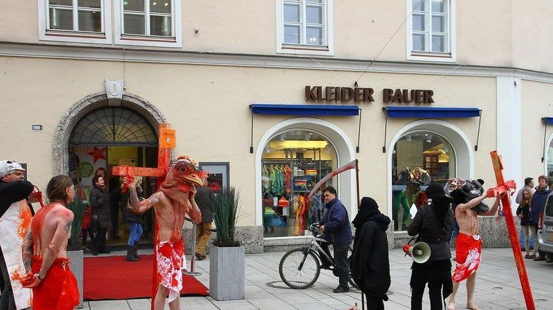 Tierrechtsdemo in Salzburg