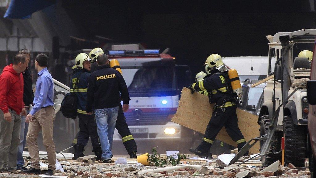 Schwere Explosion in Prag