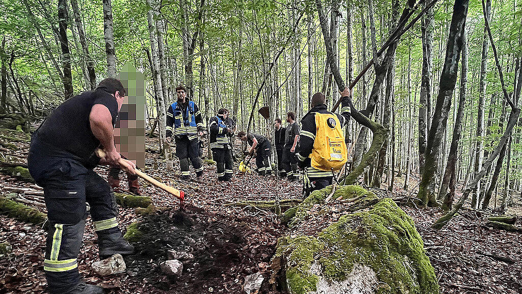 Illegales Lagerfeuer am Königssee