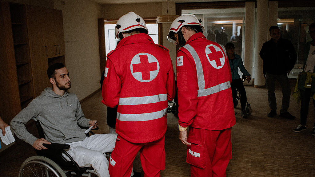 Feuerwehrübung im neuen Seniorenwohnhaus Nonntal