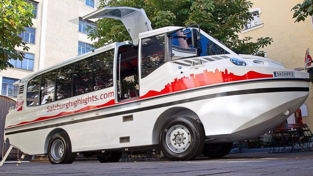 Vorstellung Amphibien-Bus Salzburg