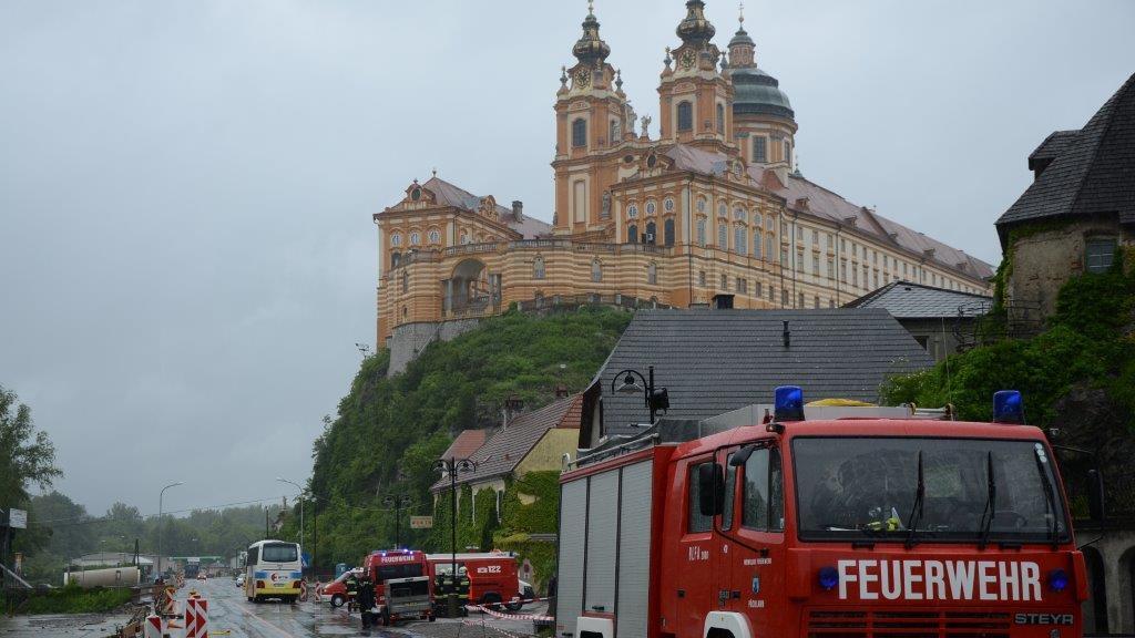 Hochwasser in NÖ: Emmersdorf und Melk