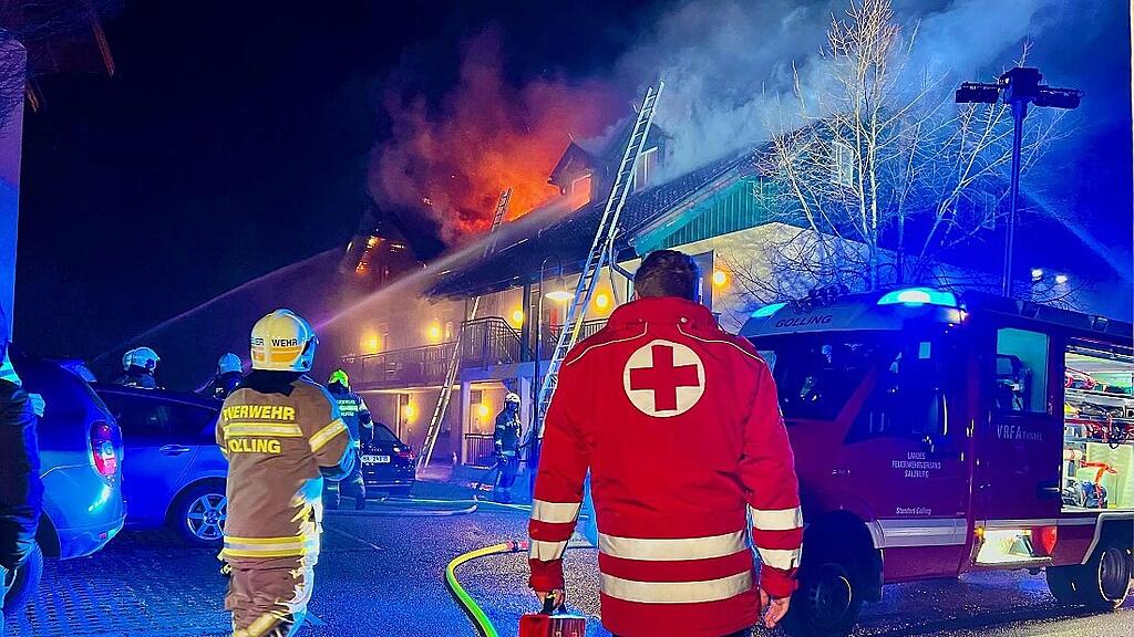 Golling: Brand in Mehrparteienhaus II