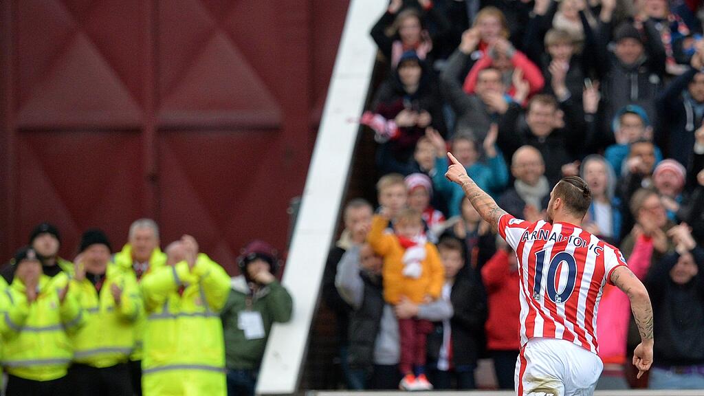 Arnautovic trifft in der 26. Minute.