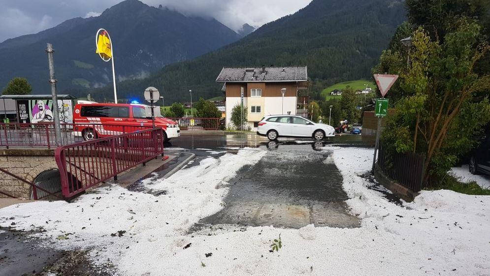Schwere Hagelschauer in Neukirchen