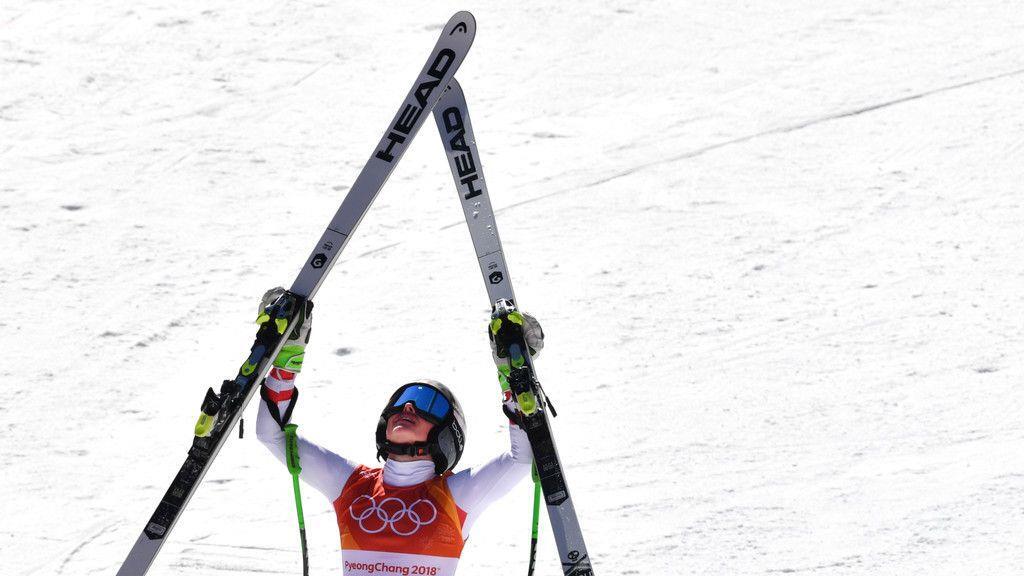 Olympia: Anna Veith holt Super-G-Silber