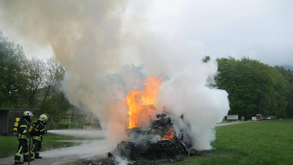 Brand Unimog Teisendorf