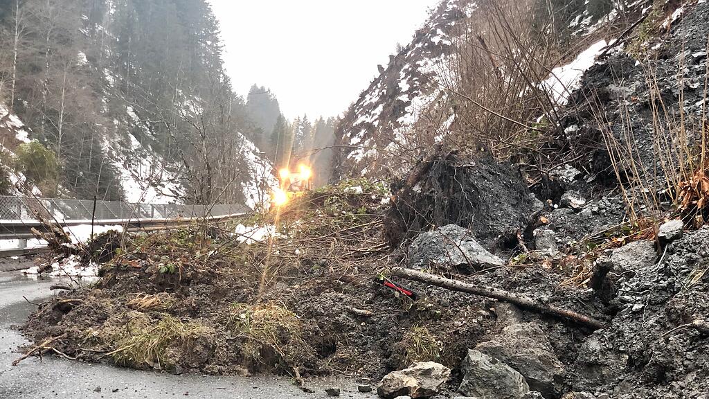 Erdrutsch in Wagrain/St. Johann