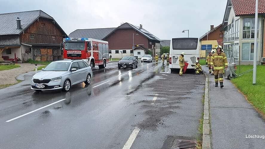 Defekter Bus Thalgau