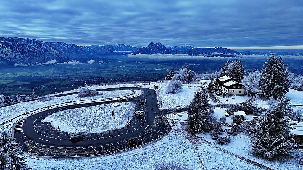 Schnee am Gaisberg