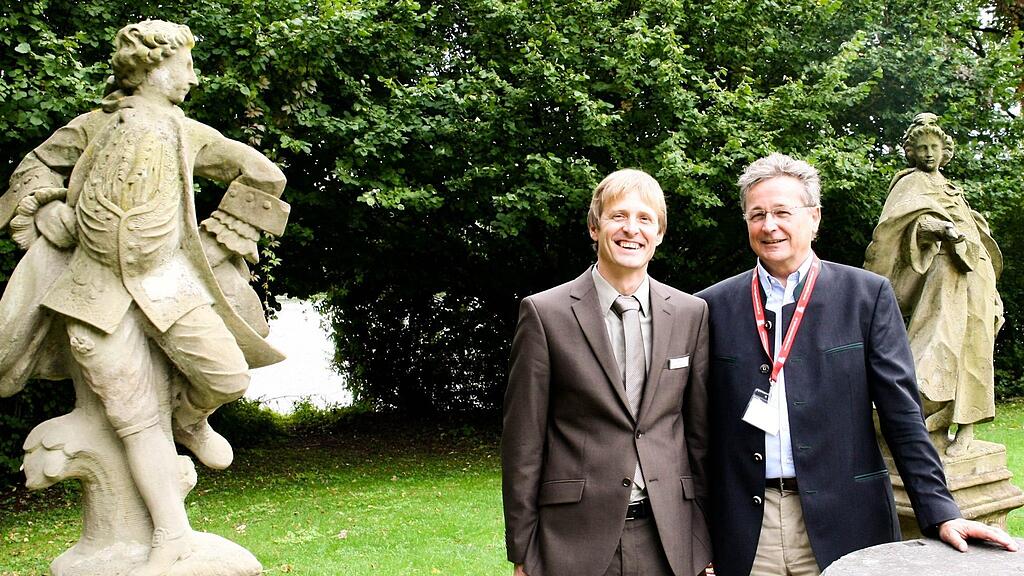 Das Bundesdenkmalamt präsentierte am Mittwoch den wiederentdeckten Garten im Schloss Leopoldskron.