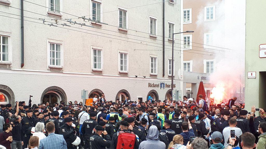 EL-Spiel gegen Marseille: Stimmung in Salzburg