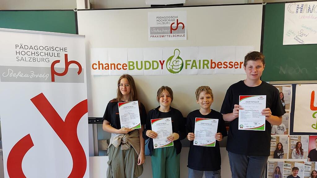 Verleihung der Buddy-Zertifikate