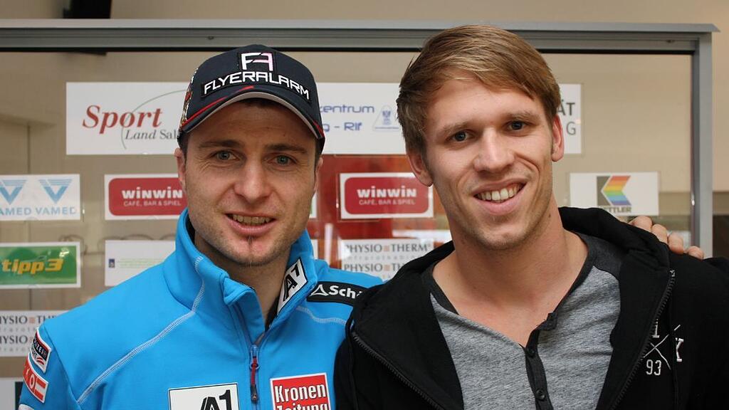 Reinfried Herbst mit SALZBURG24-Sportredakteur Oliver Klamminger in Rif