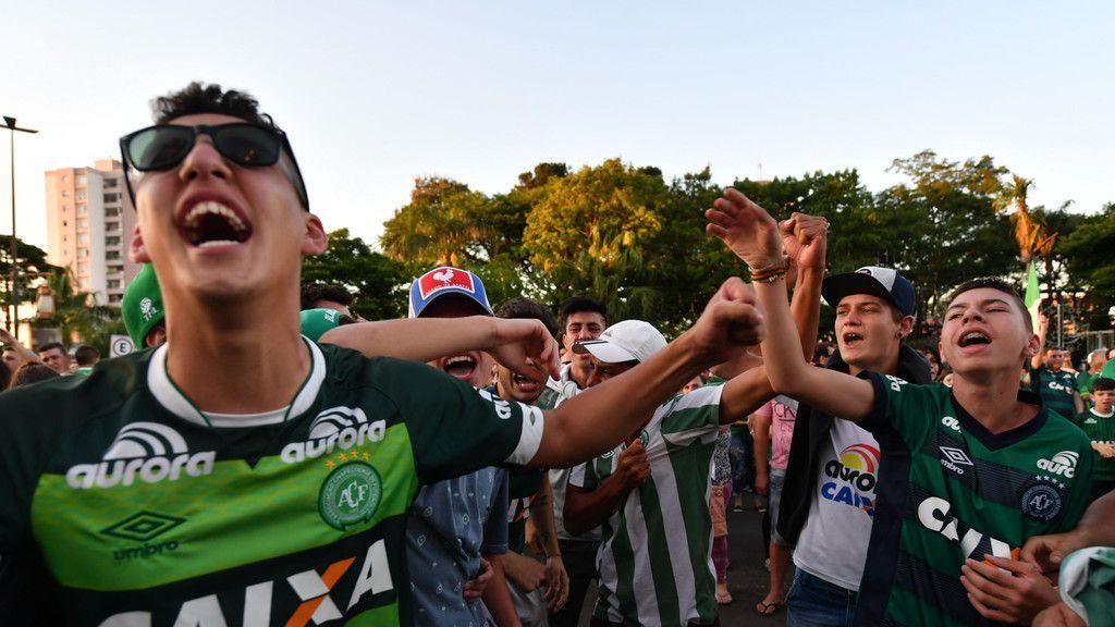 Chapecoense-Fans trauern