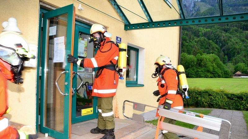 Feuerwehrübung in Grödig
