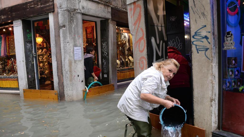 Hochwasser in Venedig