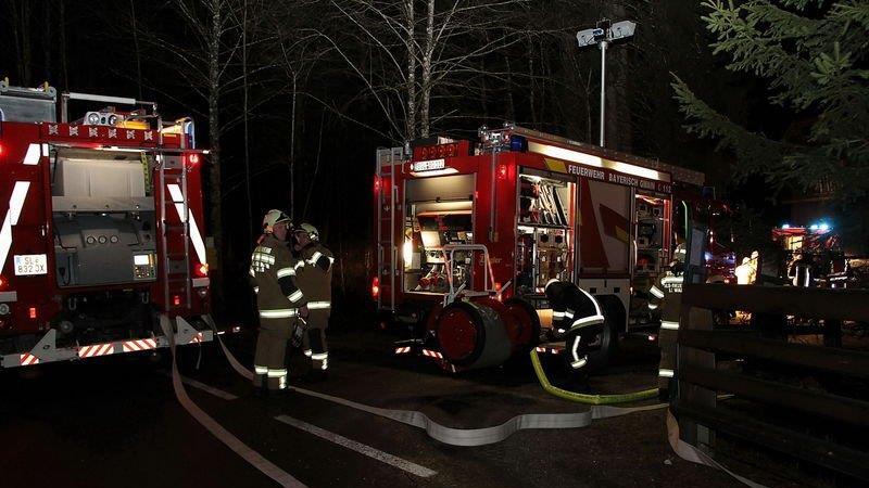 Dachstuhlbrand in Großgmain