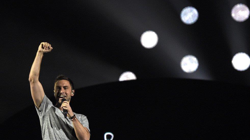 So freut sich Mans Zelmerlöw, Sieger des Song Contest 2015 in Wien