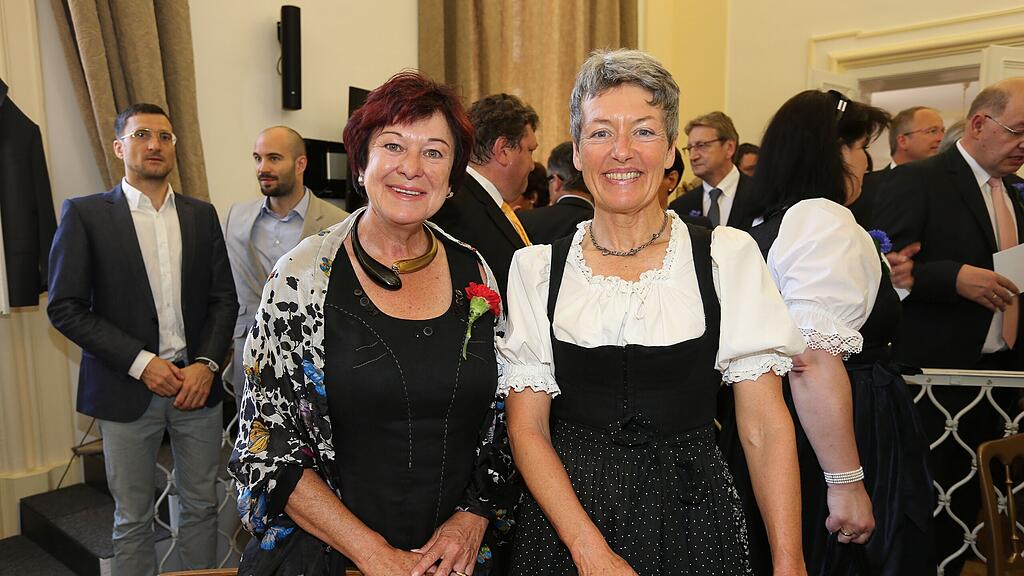Susanne Kurz (links) zog die politischen Konsequenzen aus den Ermittlungen und legte am 5. März ihr Mandat zurück.