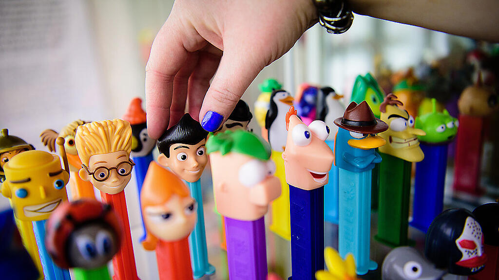 Die Pez-Spender (hier bei Ausstellung in London) sind in China beliebt