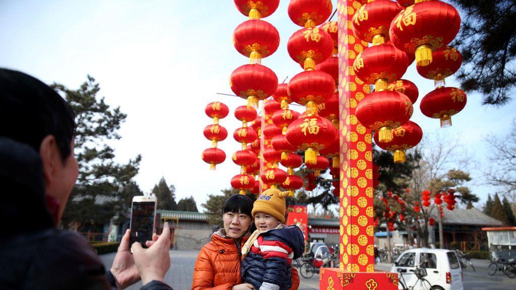 China feiert das Jahr des Hahns