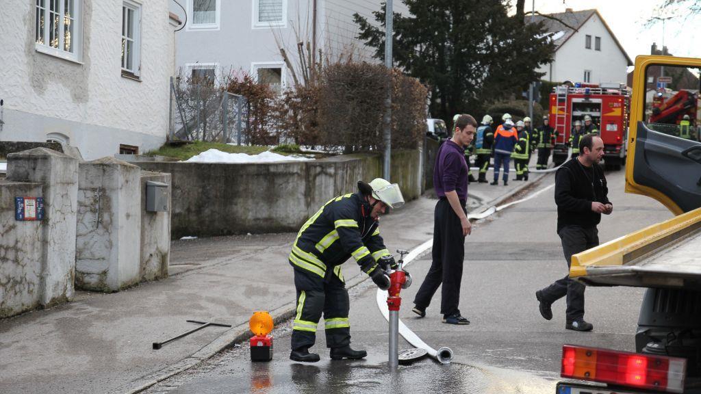 Bilder der Löscharbeiten